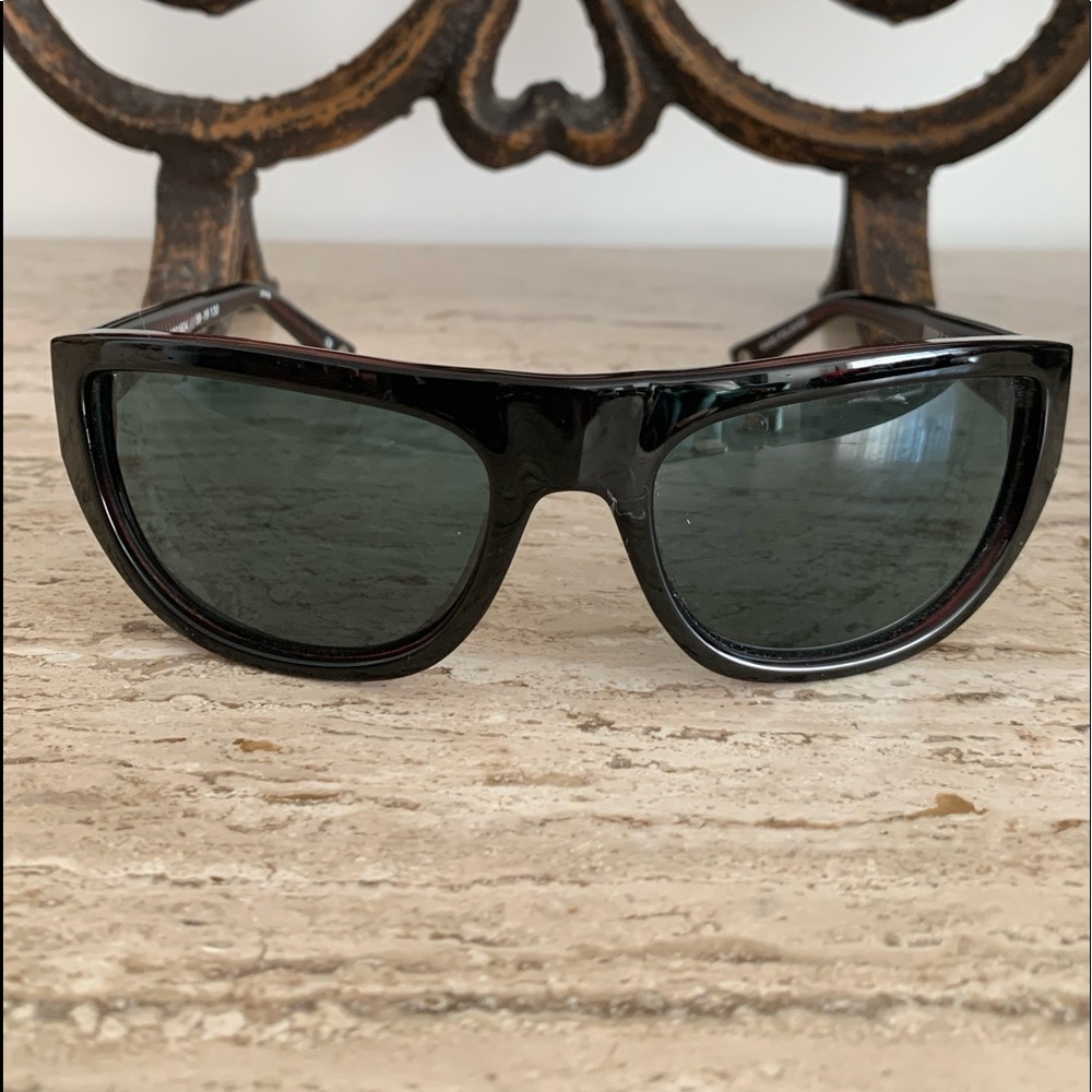 DOUBLE RAINBOUU LE SPECS “Night Crawl” hand polished sunglasses EUC